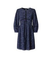 pepe jeans para mujer pl9537789 vestido barbara marino l casual viscosa manga corta