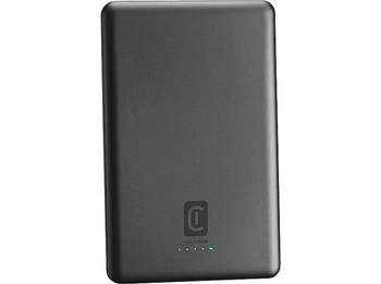 Powerbank - CellularLine Mag Lite, 5000mAh, Inalámbrico, 7.5 W, Hasta 36h de carga, USB C, MagSafe, Gris