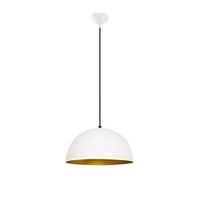 lampara de techo sivani-mr-718 oro blanco metal diametro 40x116 cm
