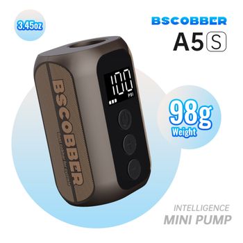 BSCOBBER, accesorios para bicicleta, inflador de neumáticos eléctrico para ciclismo, Mini bomba de aire Velo, reemplazo portátil, inflador de Co2, bicicleta MTB A5S