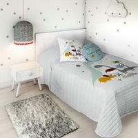 colcha bouti reversible dinos cama 105