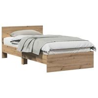 cama individual  cama para adulto  estructura de cama roble artesanal 203 x 104 x 70 cm
