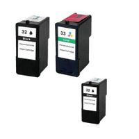 compatible multipack lexmark z816 printer ink cartridges 3 pack -18c0032e