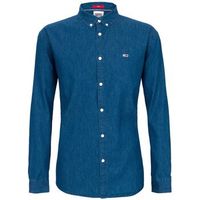 tommy jeans camisa manga larga camisas-hombres para hombre