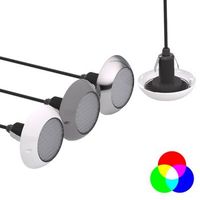 foco led proyector 150 easy way rgb 12w 380lm ip68 12v ac - inox