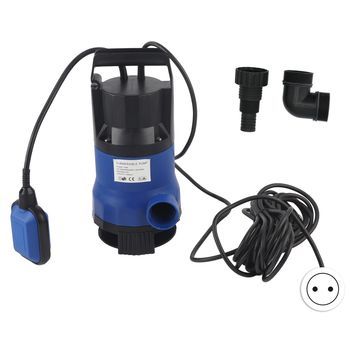 Bomba Sumergible Plástica 750w 220v Ue Hidráulica Portátil Económica Para Piscina