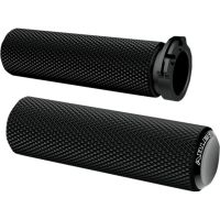 puno manillar harley-davidson big twin 82-99 arlen ness knurled par negro