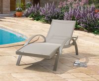 cosmos champagne garden lounger