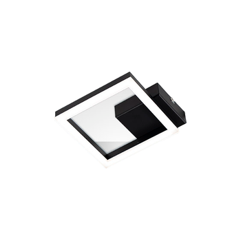 Lámpara De Techo Led Bard Moderna 11w Negro 3394-24-101 Fabas Luce