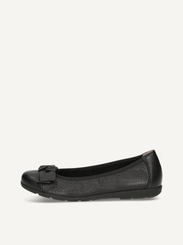 CAPRICE Ballerina, black, made of Leather, Size 36