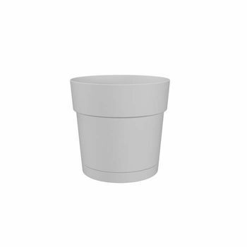 Maceta Circular De Plástico Taupe Artevasi Ø 30 Cm