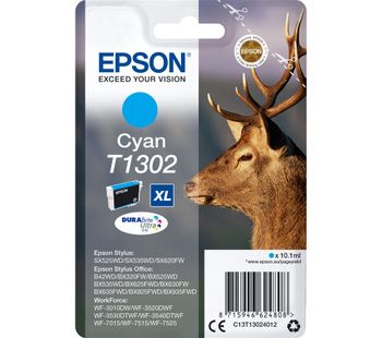 EPSON Stag T1302 Cyan Ink Cartridge, Cyan