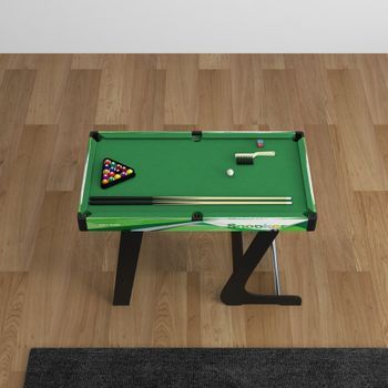 Mesa De Billar Sportnow Mdf Pp Acero Inoxidable, 104x55,5x68 Cm,verde