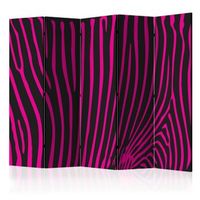 biombo - zebra pattern violet ii 225x172 cm