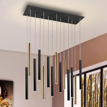 Lámpara de techo led varas ii (14x5w)