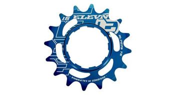 Elevn aluminio cog shimano negro