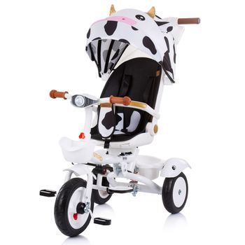 Triciclo Plegable Con Sillín Giratorio 360  Y Capota Futuro De Chipolino - Cow