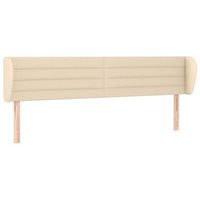 cabecero cama  panel de cabecera de tela color crema 183x23x7888 cm