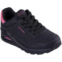 skechers zapatillas uno-pop back 177092-bkhp black hot pink para mujer
