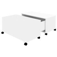 mesa de centro madera contrachapada blanco 75x75x38 cm vidaxl