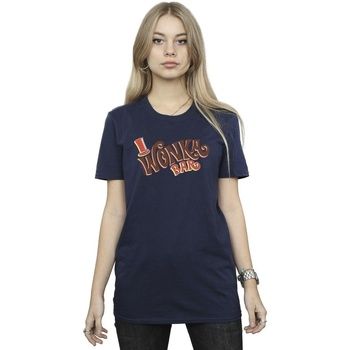 Willy Wonka Camiseta Bar Logo para mujer