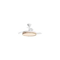 ventilador de techo mini togo con luz integrada y diseno compacto