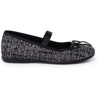 pisamonas bailarinas merceditas elastico tweed brillo para mujer