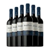 vina herminia vino tinto rioja reserva 75 cl 15 vol pack de 6 unidades