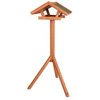 comedero para pajaros natura con pie 46x22x44 cm marron 5570 trixie