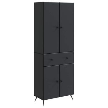 2 Uds. Negro Vidaxl