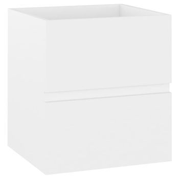 Armario Para Lavabo Madera Contrachapada Blanco 41x38,5x45 Cm