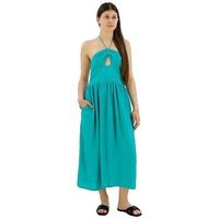 superdry vestido largo robe midi sans manches cut out para mujer