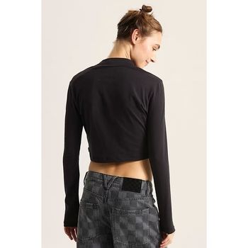 Vans Camiseta manga larga Script Mini Mock Ls para mujer