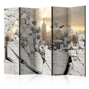 Biombo - City Behind The Wall Ii (225x172 Cm)