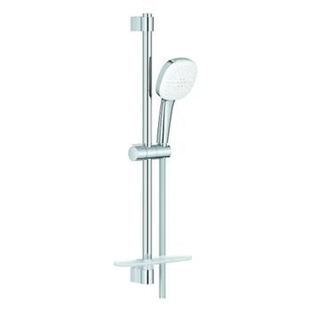 Set De Barra De Ducha Grohe Tempesta Cube 110 26907_3 600mm 2 Chorros Bandeja Ws Cromo, 26907003