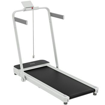 SPORTNOW Cinta de Correr Plegable Inclinado Debajo del Escritorio 2 en 1 con 2.5HP 16KM/H Pantalla LED Control Remoto y Soporte