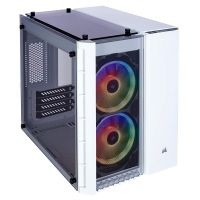 corsair crystal series 280x rgb usb 30 cristal templado blanco