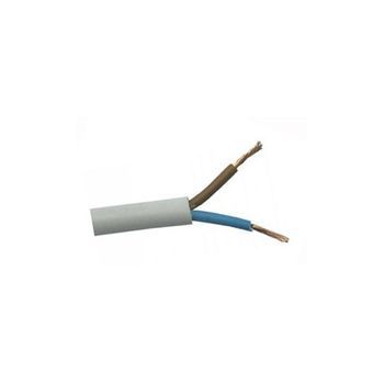 Manguera Electrica 2x1mm Blanca Rollo 100mt
