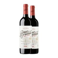 gomez cruzado vino tinto rioja crianza botella magnum 15 l 143 vol pack de 2 unidades