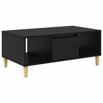 Mesa De Centro 90x50x26,5 Cm Madera - Negro