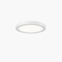 lampara de techo led de aluminio blanco