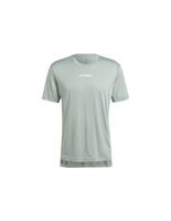 camiseta de senderismo adidas multi terrex hombre verde