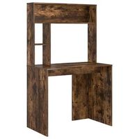 escritorio  mesa de trabajo roble ahumado 91 x 50 x 149 cm madera de ingenieria