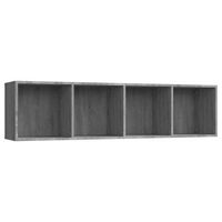 estanteriamueble tv  mueble de salon  armario tv madera gris sonoma 143x30x36 cm