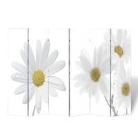 biombo divisor plegable 217x170 cm flores vidaxl