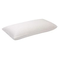 almohada viscoelastica de bambu firmeza media nucleo perforado en color blanco 70x35 cm