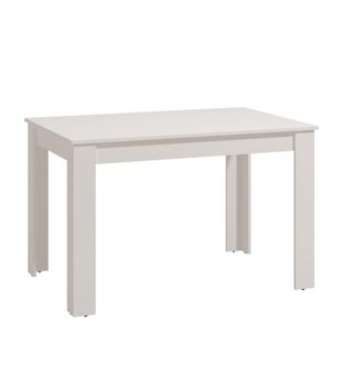Mesa de comedor extensible en color blanco 76 x 120-160 x 80 cm