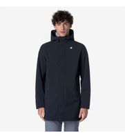 k-way para hombre k7126uw chaqueta marlyn bonded marino xl azul casual nylon