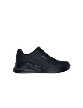 Zapatillas Skechers Uno Lite Negro Duraleather Mujer