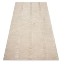 alfombra balance 9086 taupe - geometrico estructural glamour 240x330 cm